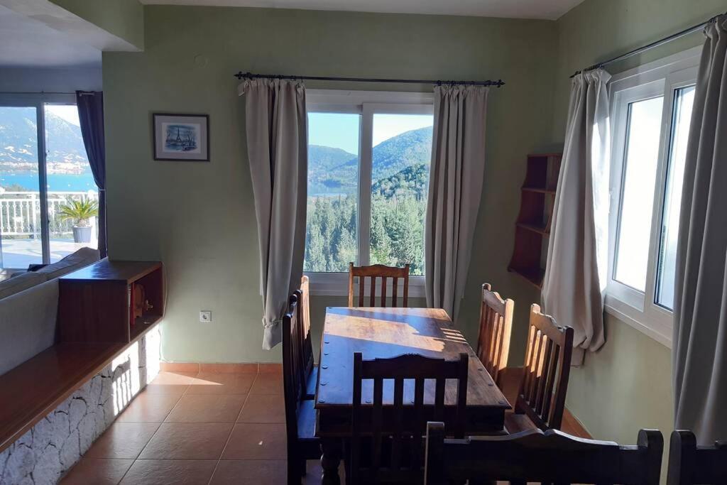 Villa Sunrise With Stunning Views And Private Pool Katokhorion  Exterior photo