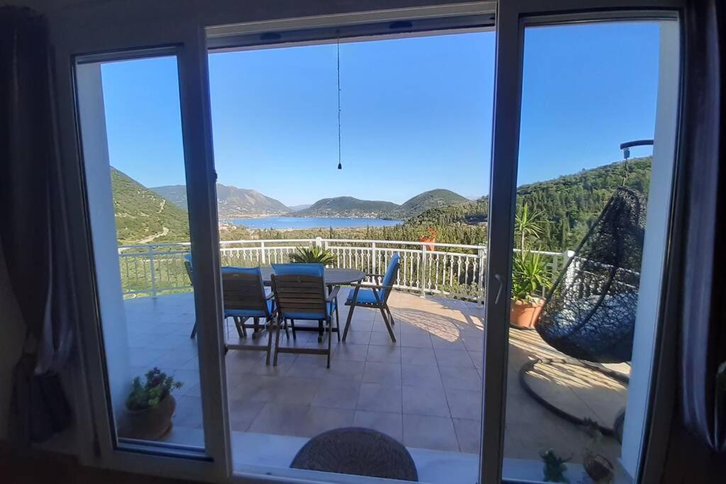 Villa Sunrise With Stunning Views And Private Pool Katokhorion  Exterior photo