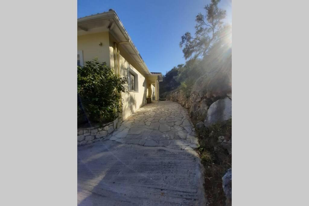 Villa Sunrise With Stunning Views And Private Pool Katokhorion  Exterior photo